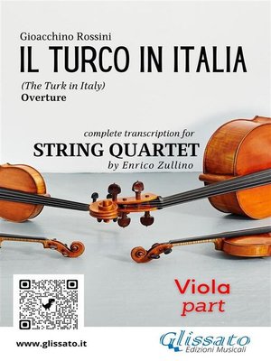cover image of Viola part of "Il Turco in Italia" for String Quartet